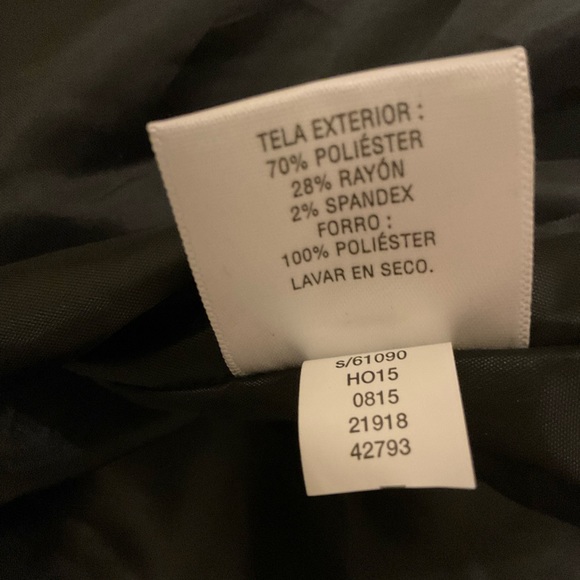 NWT JM Collection Women's Black Long Sleeve Button Front Pea Coat - Size L - Picture 7 of 13